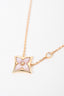 Louis Vuitton 18K Pink Gold Mother of Pearl/Diamond 'Blossom BB Star' Necklace