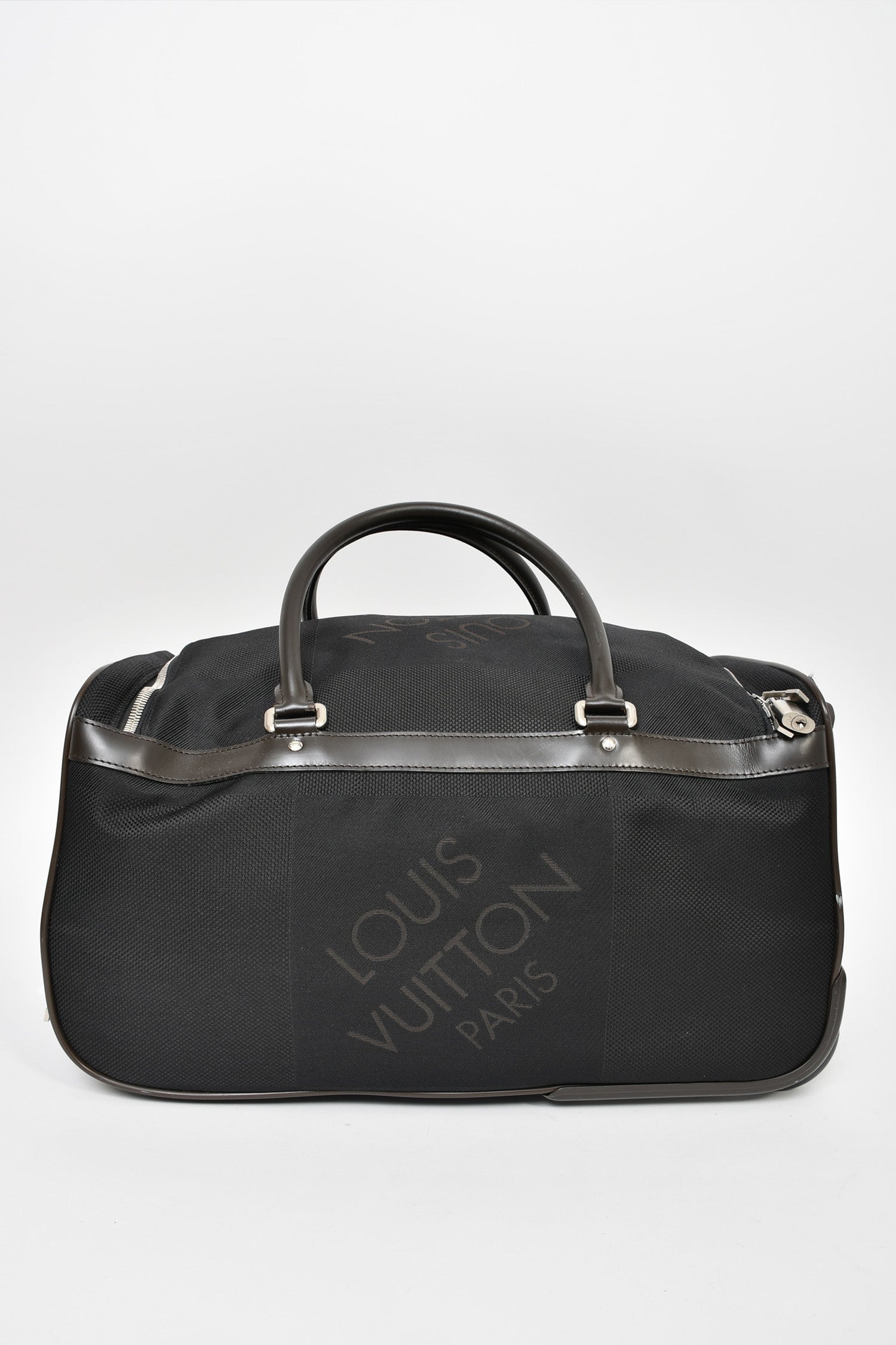 Louis Vuitton 2011 Black Damier Geant Eole 50 Rolling Duffle Bag