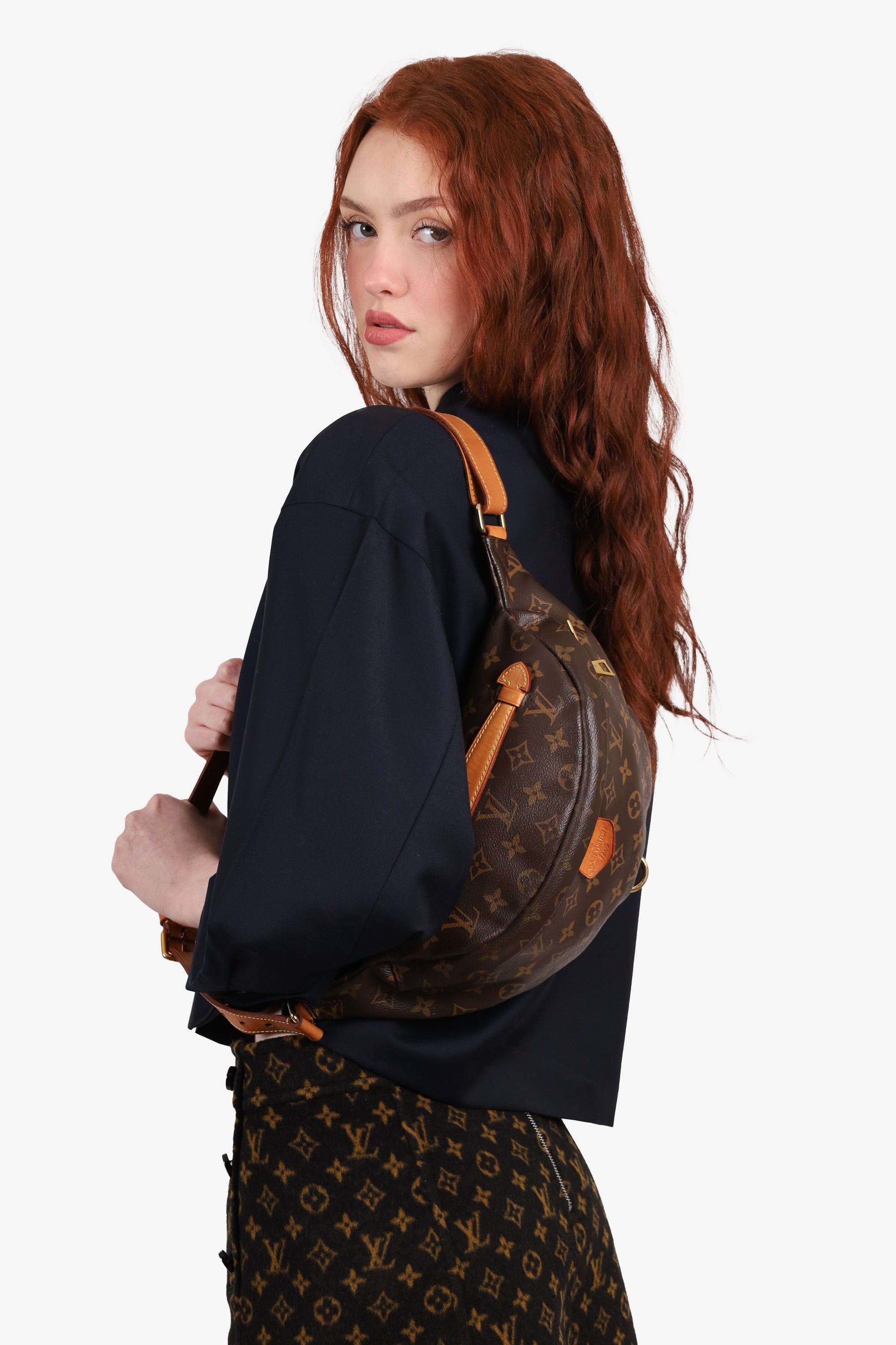 AMLouis Vuitton モノグラムボディバッグ Louis Vuitton 2018 Brown Monogram Bum Bag – Mine & Yours