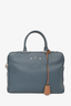 Louis Vuitton Blue Leather w/ Brown Details Messenger Bag