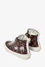 Louis Vuitton Brown/Orange Monogram 'Catogram Stellar' High Top Sneakers Size 42