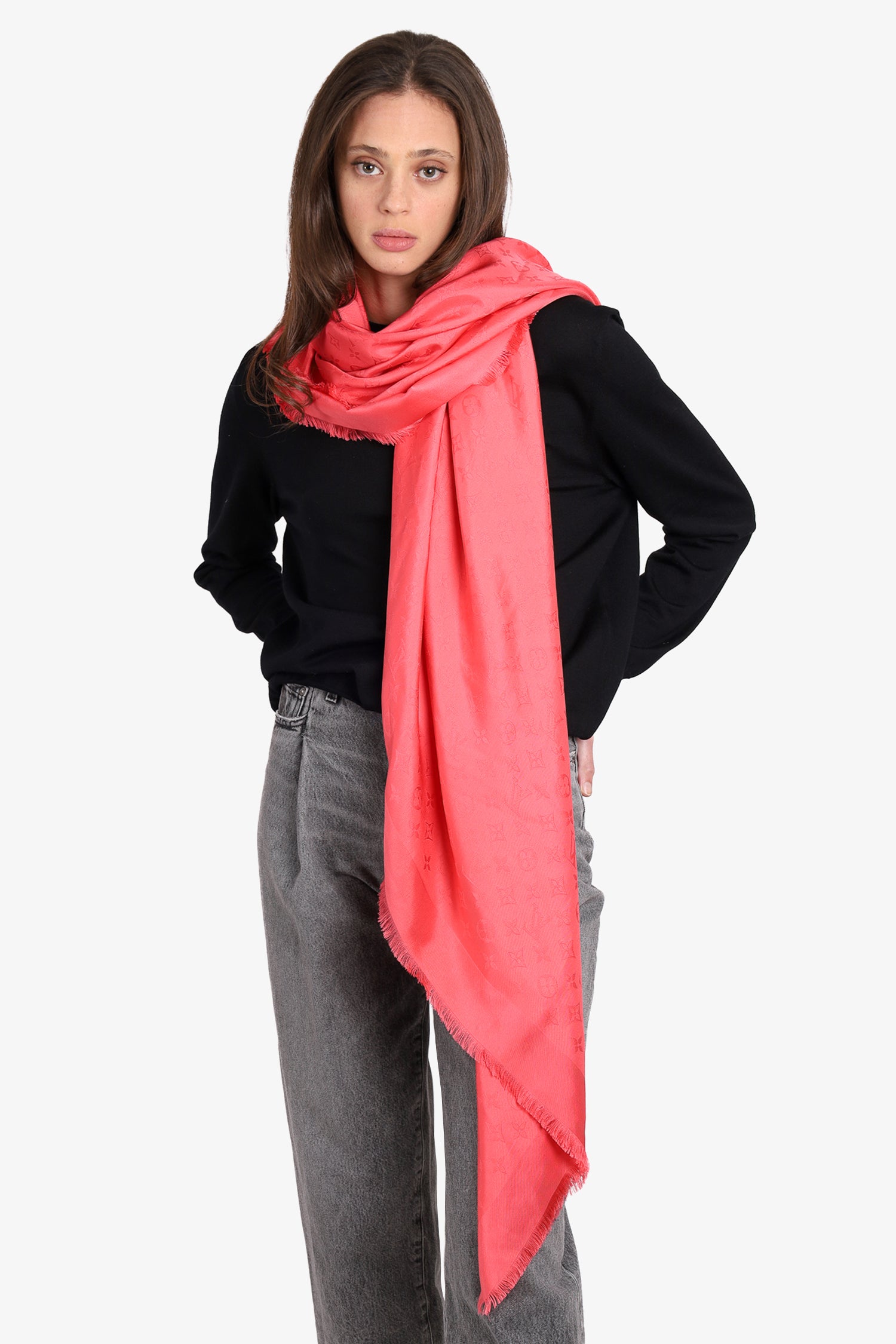 Bcflorina Scarf Coral main image 1