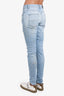 Amiri Blue Denim Distress Straight Leg Jeans Size 32 Men's