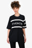 Givenchy Black/White Embroidered T-Shirt Size XS Mens