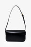 Celine Black Leather Claude Triomphe Shoulder Bag