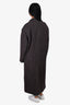 Isabel Marant Brown/Black Wool Checkered Long Coat Size 38