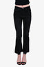 Toteme Black Denim Mini Flared Jeans Size 27