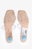 Cult Gaia Blue 'Suri' Transparent Strap Sandals Size 37.5