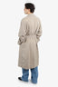 Burberry Beige Belted Lawrence Trench Coat Size 44R
