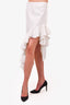 Jacquemus 'La Reconstruction' White Cotton Ruffled Skirt Size 38