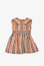 Burberry Brown Striped Sailor Dress Size 3Y Kids