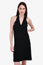 Carven Black Halter Neck Dress Size 38