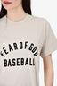 Fear of God Grey Cotton Baseball T-Shirt Size XS