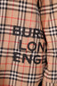 Burberry Beige Check Logo Print Shirt Size M