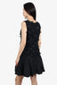 Red Valentino Black Crepe Bow Accent Dress Size 46