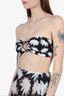Patbo Black Dahila Fringe Trim Bikini Top & Beach Skirt Size 0