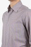 Ermenegildo Zegna Brown Plaid Long-sleeve Shirt Mens Est. Size XL