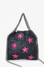Stella McCartney Black/Pink Leather Mini Falabella Star Tote