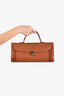 Burberry Brown Paddled Leather Top Handle Bag