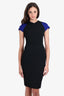 Victoria Beckham Black Zip-Up Dress Size 12