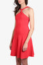 T by Alexander Wang Red Ribbed Sleeveless Mini Dress Est. Size M