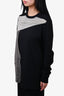 Rick Owens F/W18 Black/Grey Draped Detail T-Shirt Size 8 US