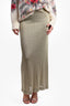 Missoni Gold Knit Maxi Skirt Size 40