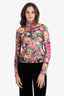 Marques/Almeida Multicolor Floral Lace Top Size L