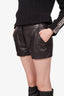 Mackage Black Leather Shorts Size 2