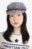 Pre-loved Chanel™ Multicolour Tweed Wool Beret Hat Size M