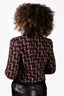 Chanel 2002 Red/Black Wool Sequin Tweed Jacket Size 38