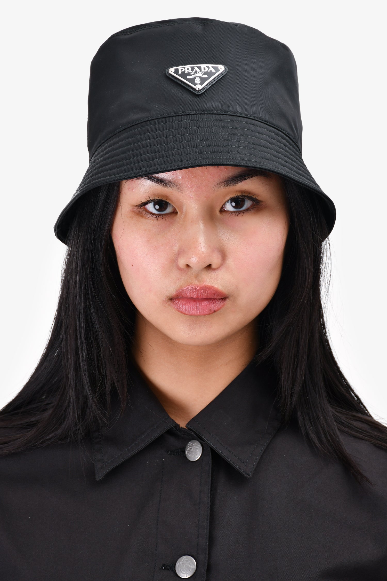 Prada Black Re-Nylon Bucket Hat Size S – Mine & Yours