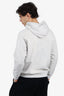 Gucci White Cotton 'Boutique' Printed Hooded Sweatshirt Size S