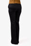 Roberto Cavalli Black Wool Flare Trousers Size 38