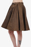 Lanvin Gold Metallic Skirt size 38