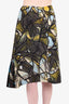 Marni Multicolour Semi Pleated Skirt Size 46