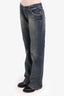 Just Cavalli Blue Denim Low-Rise Wide Leg Jeans Size 32