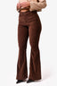 Veronica Beard Jeans Brown Corduroy 'Sheridan Bell' Boot Cut Pants Size 27