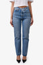 Agolde Blue Denim Wide Leg Jeans Size 24