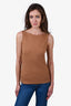 Anine Bing Brown Boat Neck Top Size S