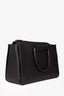 The Row Black Leather Classic 5 Tote with Strap