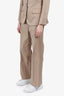 Yves Saint Beige Laurent Pants Suit Size 44