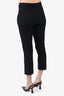 Chloe Black Cropped Trousers Size 36