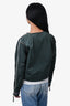 Dries Van Noten Green Nylon Zipper Detailed Jacket Size 36