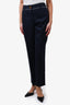 Peter Pilotto Navy Blue Striped Trim Trousers Size 6 US
