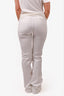 Moschino Jeans White Denim Micro Flared Jeans Size 10US