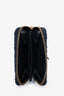 Christian Dior Beige/Black Oblique Jacquard Zipped Card Holder