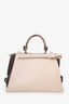 Salvatore Ferragamo Multicolor Leather/Python Medium Sofia Top Handle Bag with Strap