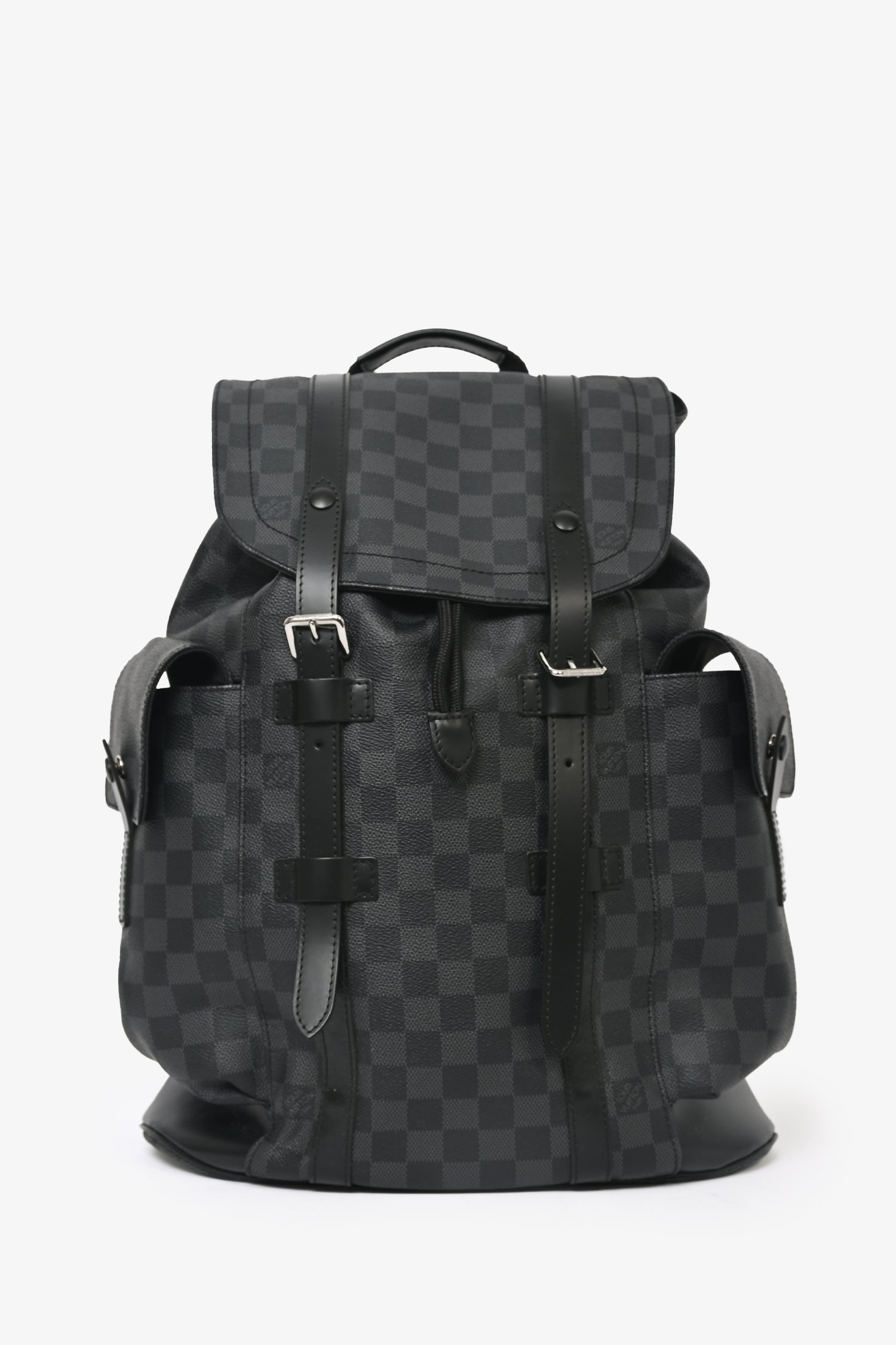 christopher backpack gm rucksack von louis vuitton Louis Vuitton 2018 Damier Graphite Christopher GM Backpack – Mine & Yours