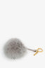 Fendi Grey Fur Keychain